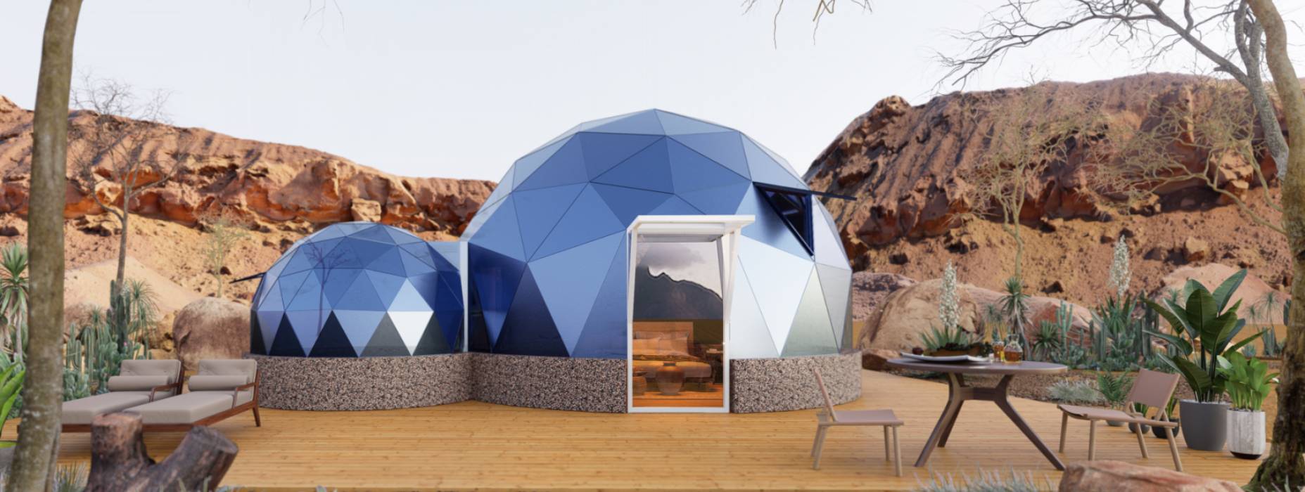 博爱县球形智能光伏玻璃星空房